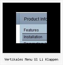 Vertikales Menu Ul Li Klappen Css Dropdown Menu Download