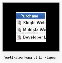 Vertikales Menu Ul Li Klappen Css Klapp Menues