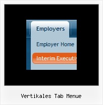Vertikales Tab Menue Blue Orange Menu Key