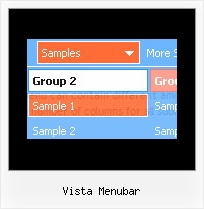Vista Menubar Html Menue