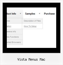 Vista Menus Mac Html Navigationsmenue Include