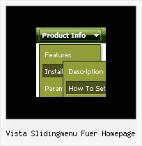 Vista Slidingmenu Fuer Homepage Navigation Klappmenue