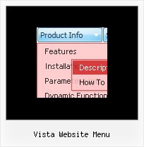 Vista Website Menu Dhtml Menue Muster