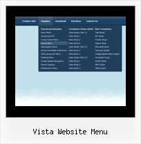 Vista Website Menu Css Menu Horizontal Download