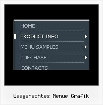 Waagerechtes Menue Grafik Tab Menue Code
