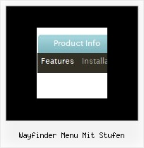 Wayfinder Menu Mit Stufen Menuegenerator Horizontal