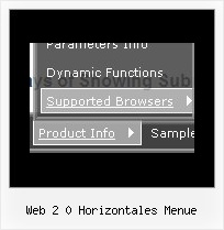 Web 2 0 Horizontales Menue Css Menu Generator 4 0 Deutsch