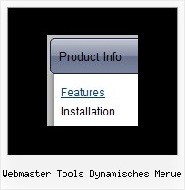 Webmaster Tools Dynamisches Menue Menue Mit Html