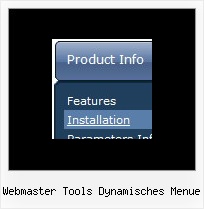 Webmaster Tools Dynamisches Menue Taskleiste Javascript