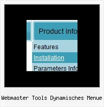 Webmaster Tools Dynamisches Menue Bildbasierte Navigation
