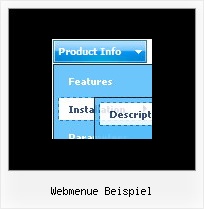 Webmenue Beispiel Photoshop Buttons