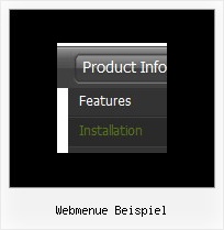 Webmenue Beispiel Spry Menu Bar Mit Mousover Bildwechsel