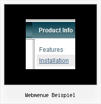 Webmenue Beispiel Ajax Vertikales Menu
