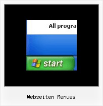 Webseiten Menues Taskleiste Menu