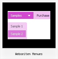 Webseiten Menues Dropdown Menue Mit Rollover Button