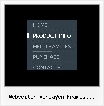 Webseiten Vorlagen Frames Klappbare Menues 2 Verschachtelte Listen Horizontal Menue Css