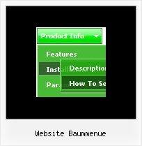 Website Baummenue Menue Javascript Taskleiste