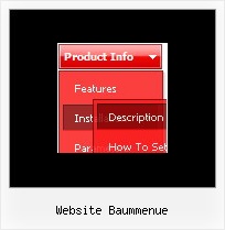 Website Baummenue Menue In Mac Stil