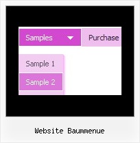 Website Baummenue Typo3 Dropdown Tab Menue