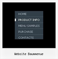 Website Baummenue Faq Menue Homepage