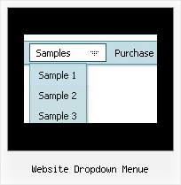 Website Dropdown Menue Position Javascript