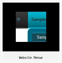 Website Menue Transparenz Menu Schatten