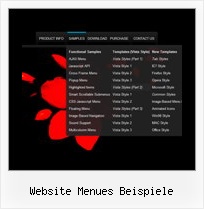 Website Menues Beispiele Css Menu Punkte