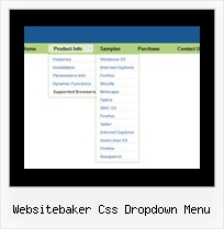 Websitebaker Css Dropdown Menu Schiebemenue Css Js