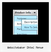 Websitebaker Dhtml Menue Css Image Rollover Menu