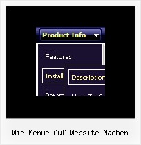 Wie Menue Auf Website Machen Dhtml Menu Maker