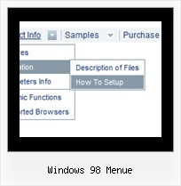 Windows 98 Menue Klapp Css Menue