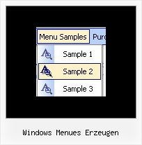 Windows Menues Erzeugen Css Menue Onmouseover