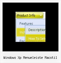 Windows Xp Menueleiste Macstil Mouseover Menu Gedrueckt Css