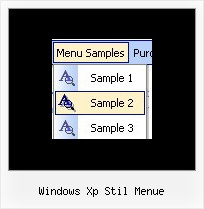 Windows Xp Stil Menue Menue Horizontalen Desplegable