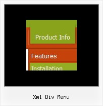 Xml Div Menu Einfaches Css Menu Vertikal