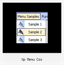 Xp Menu Css Javascript Menu Windows