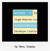 Xp Menu Shadow Java Script Menue