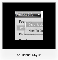 Xp Menue Style Menu Js Programm