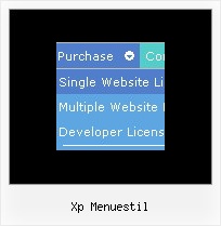 Xp Menuestil Website Navigation Vorlage