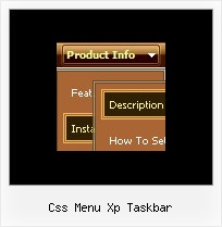 Css Menu Xp Taskbar Html Menu Creator