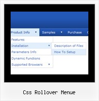Css Rollover Menue Javascript Scrollbar