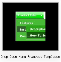 Drop Down Menu Frameset Templates Einfaches Drop Down Menu Css Horizontal