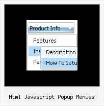 Html Javascript Popup Menues Gratis Javascript