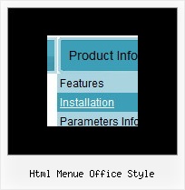 Html Menue Office Style Css Menue Navigation