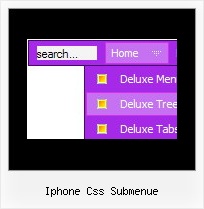 Iphone Css Submenue Homepage Ausklapbare Menues