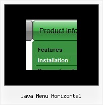 Java Menu Horizontal Website Moveable Menu