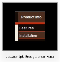 Javascript Bewegliches Menu Pulldown Menues Css