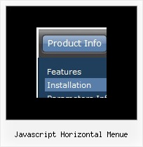 Javascript Horizontal Menue Navigation Bilder
