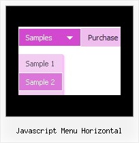 Javascript Menu Horizontal Dynamische Menues Beispiele