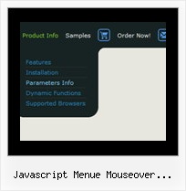 Javascript Menue Mouseover Horizontal Bar Vorlagen